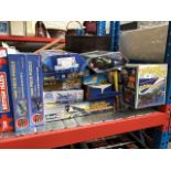 A collection of mainly model aircraft, including by Revell and Heller, together with jigsaws and