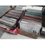 Two boxes of LPs