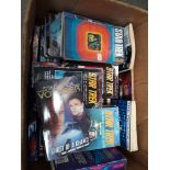 A box containing approx 40 Star Trek books