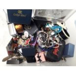 Tub of costume jewellery