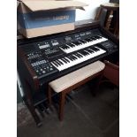 A Technics PCM Sound EN4 keyboard.