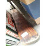 A vintage Denis Compton Model-de Luxe cricket bat, together with subbuteo, Monopoly etc