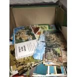 A box of postcards
