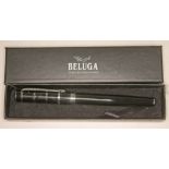 A Russian Vodka Beluga ballpoint pen.