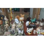 A group of approx. 30 model animals, including two Beswick, various Gerald Durrell, govancroft,