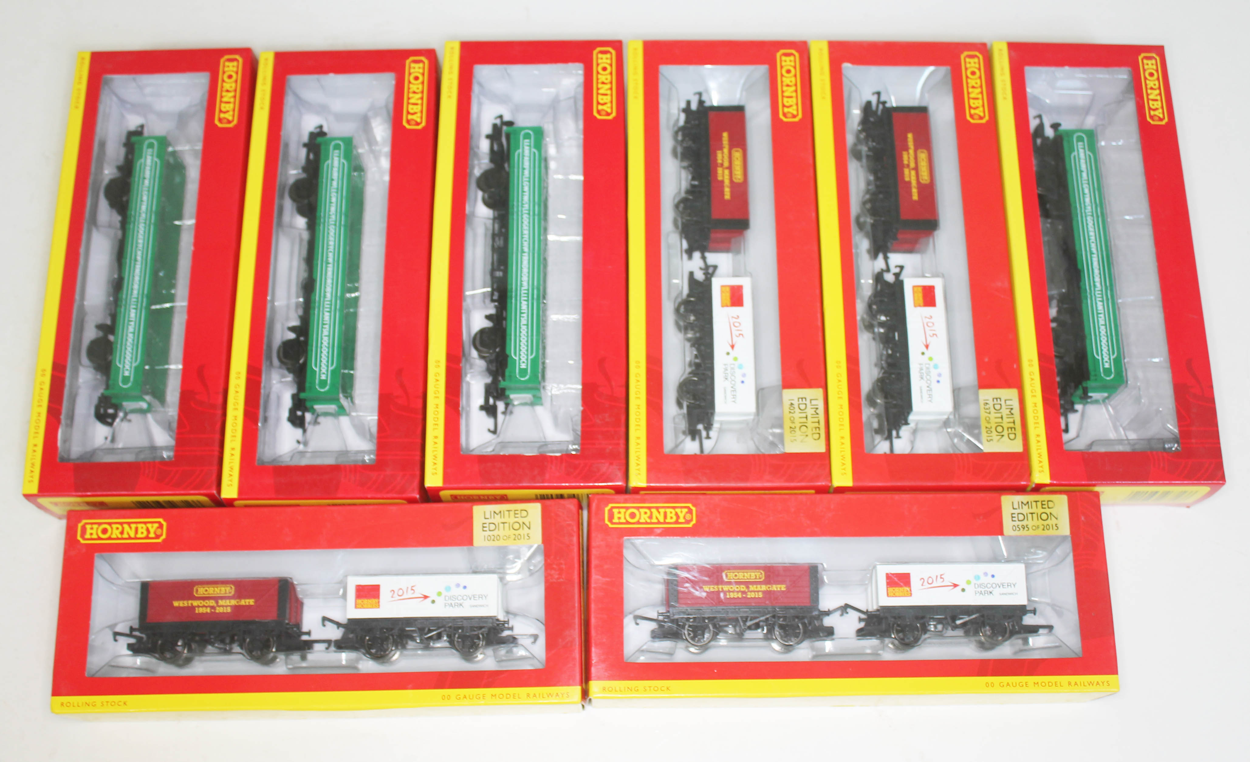 Eight boxed (including limited edition) Hornby rolling stock comprising 4 pieces R6786 Hornby New