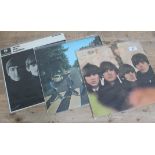 3 x Beatles LPs comprising: Abbey Road UK 1969 early pressing stereo LP Apple PCS7088, With The