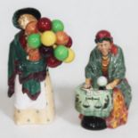 Two Royal Doulton figures: Fortune Teller HN2159 and The Balloon Seller HN583. Condition - good,