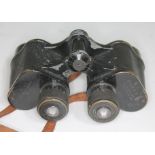 A pair of Bausch and Lomb 6x30 military binoculars, S.I 80629, made in USA.