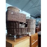A mixed lot of baskets