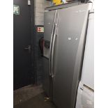 A Daewoo American style fridge freezer