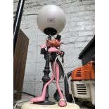 A 1960s Pink Panther retro lamp