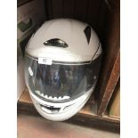 A Nitro crash helmet