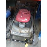 A Honda petrol lawn mower