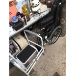 A wheelchair and disability bathroom assistant