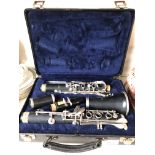 An Elkhart USA clarinet in a case