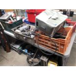 Large quantity of various tools, hardware, keys, sockets, etc - approx 14 boxes to include cases,