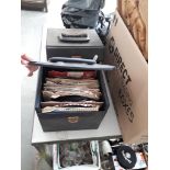 Two cases of 45s single records