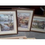 After Judy Boyes, three Ltd edition signed prints of Lake District scenes, all signed in pencil