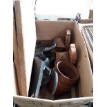 Box of wooden ware