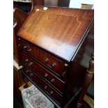 A mahogany reproduction bureau