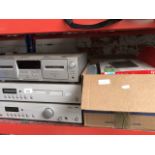 Acoustic solutions and Sony hifi seperates and a box of electricals