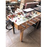 A table football/snooker/hockey games table