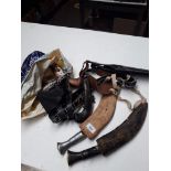 A quantity of replica guns, holsters, daggers etc