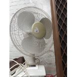 A table fan