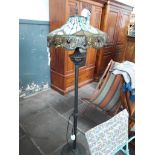 A Tiffany style standard lamp