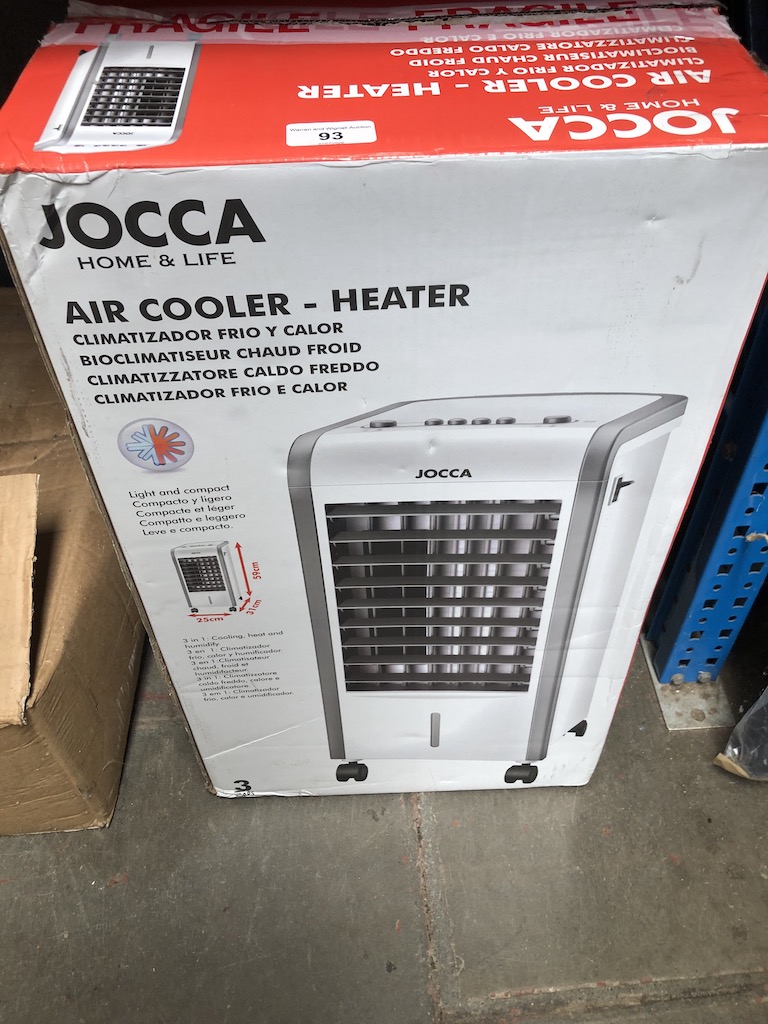 A Jocca 3 in 1 air cooler/heater/humidifier