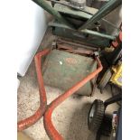 A Qualcast vintage push lawn mower