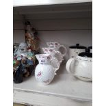 Set of three graduated Coalport The Caughley Mask Head Jug