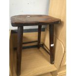 An old elm seat stool