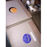 An album of vintage classical 78 rpm records