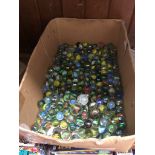 A box of marbles