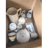 Box of ceramics