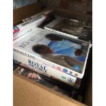 A box of DVD,s