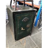 A vintage Whittingham Bros. Ltd Birmingham, fire resistant safe - with door and internal drawer