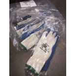 A bag of Marigold industrial gloves (9 pairs) - size Small