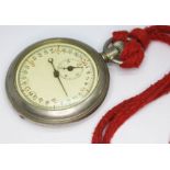 A Swiss stopwatch, case diam. 54mm.