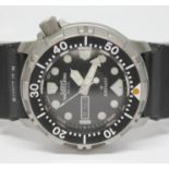 Citizen GN-4-S 5503 Quartz 300M Professional diver's wristwatch with signed black dial,