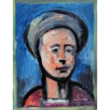 James Lawrence Isherwood (1917-1989), "Rouault the Apprentice", oil on board after Georges