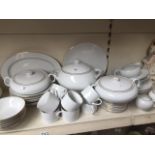 Harmony white and gold dinner ware approx. 40 pieces