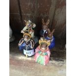 4 Royal Doulton bunnykins