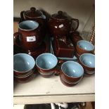 A quantity of Denby teaware