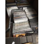 A box of CDs