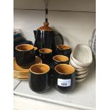 Prink nash coffee set and other ceramics