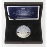 Elizabeth II 2015 The Longest Reigning Monarch silver proof five ounce £10 coin, limited edition