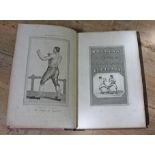Pierce Egan, Boxiana or Sketches of Ancient & Modern Pugilism, leather and cloth bound.